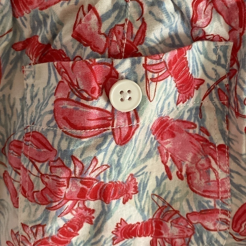 Talbots Linen Cotton Lobster Shorts - Picture 4 of 6